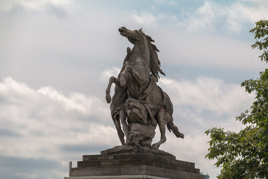 Chevaux de Marly Statue at Place de la Concorde, Paris