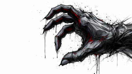 The devil's hand is scary.