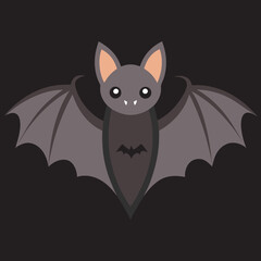 bat on halloween