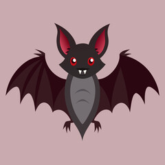 bat with wings
