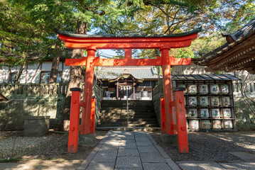 上総国一宮 玉前神社鳥居と本殿　千葉県長生郡一宮町