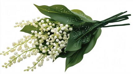 Bouquet Lily The Valley Flowers