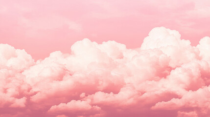 Dreamy Pink Cloud Background with Soft Pastel Tones.