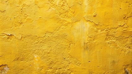 Yellow wall with scratches and paint spots