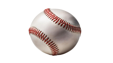 Baseball ball isolated on white background, full depth of field