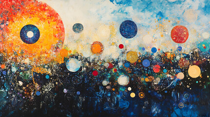 An Artistic Celebration of Chance Encounters and the Essence of Serendipity Through Abstraction