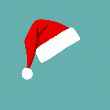 Weihnachtsm&uuml;tze auf T&uuml;rkis
