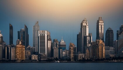 Fototapeta premium Abstract Dark Blue Gradient Color Background for Website Banner, Poster, or Paper Card Design