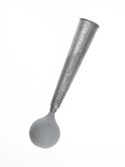 vintage bicycle horn isolated on white background