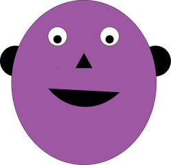 cartoon purple art dasign