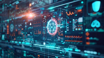 A secure healthcare database utilizing 5G and blockchain technology to protect patients sensitive medical information and streamline data sharing between healthcare providers.