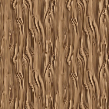 Detailed seamless oak wood pattern with golden-brown hues and fine parallel grain lines for natural elegance
