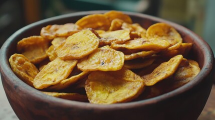 Crispy Fried Plantain Chips