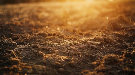 Obraz premium Golden Hour on the Field