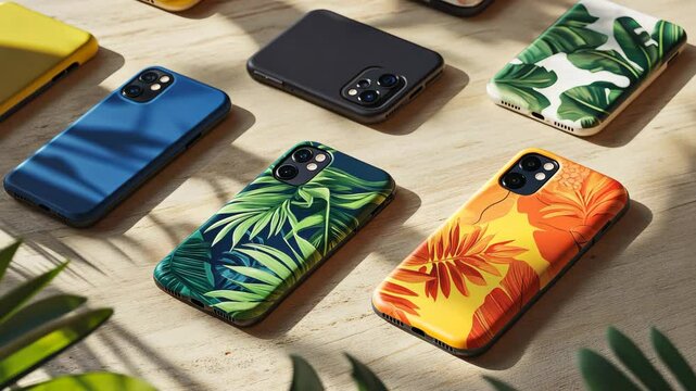 Smartphone Case Mockups Video