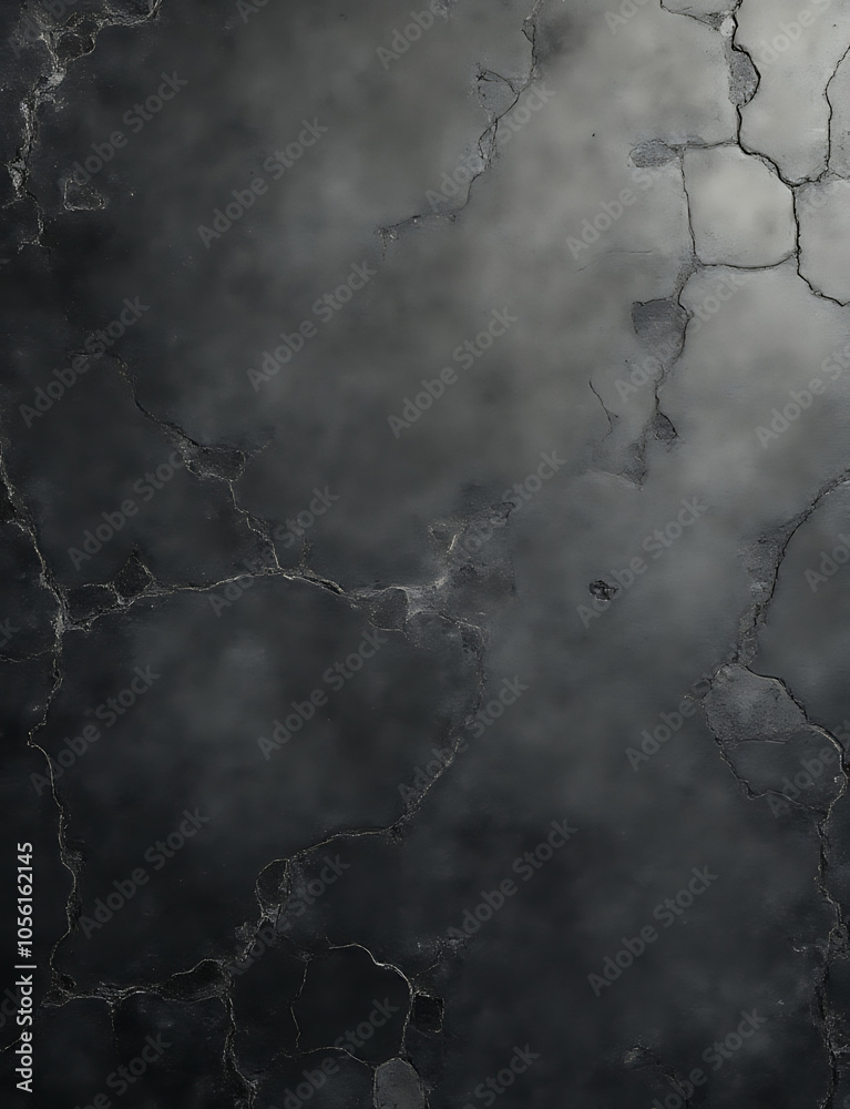 Aufkleber Dark gray background with stone texture featuring cement and marble patterns in various shades of gray.
