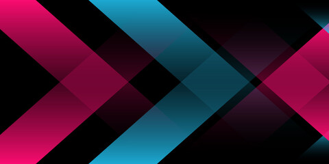 Obraz premium Modern Abstract Minimal Glowing Light Stripes and Lines Shapes
