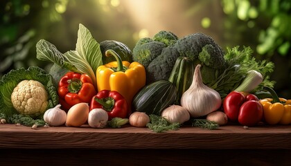 Fresh vegetables and fruit