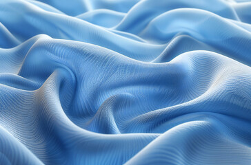 Obraz premium Blue Microfiber Fabric Texture
