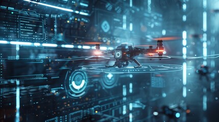 A theme park uses 5Gpowered drones to monitor the activities of its guests ensuring the safety and security of visitors at all times.