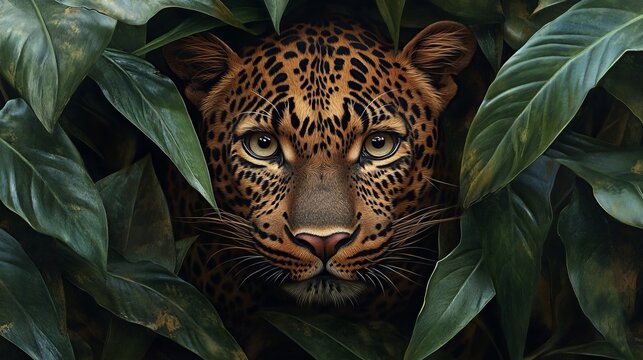 portrait of a leopard