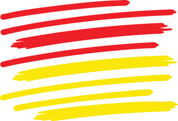 Highlight marker lines. Colored highlight stripes. Hand drawn marker strokes. Text marker stripes. Text highlights and underlining. Brush lines.