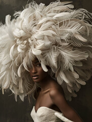 Vogue Style Fashion Shoot of a Beautiful Woman