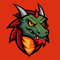 dragon head mascot