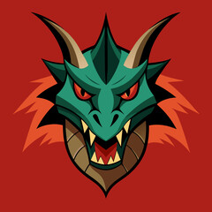 dragon head mascot