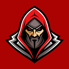 portrait of a person gaming mascot logo