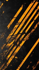 Black and yellow diagonal stripes, a grungy dirty background