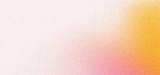 Orange pink grainy background, abstract light noise texture banner poster header cover wallpaper backdrop design, copy space