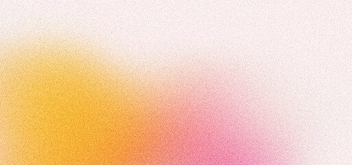 Orange pink grainy background, abstract light noise texture banner poster header cover wallpaper backdrop design, copy space