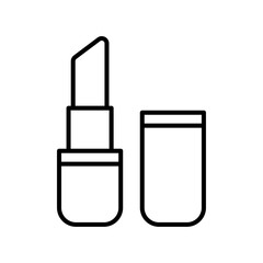 Lip balm icon logo sign set vector outline