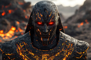 Egyptian deity. Demon Pharaoh