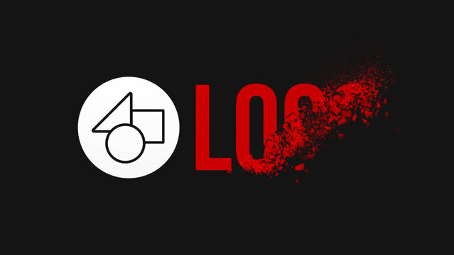 Disintegrating Dust Logo and Text