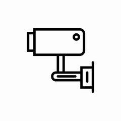 Fototapeta premium camera cctv security icon sign vector