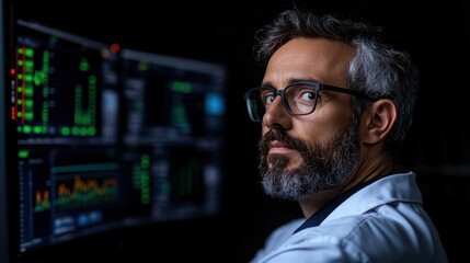 Engineer analyzing production data from a digital dashboard, representing the integration of data analytics in optimizing manufacturing processes