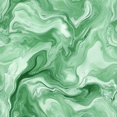 Obraz premium Abstract green marble texture with fluid swirling patterns