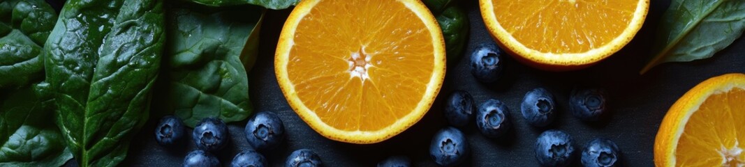 Colorful Arrangement of Immune-Boosting Foods