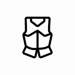 knight armor icon sign vector