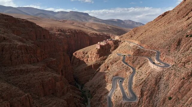 Winding Roads of Dades Gorges: Morocco&rsquo;s Majestic Mountain Pass