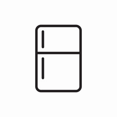 cold fridge icon sign vector