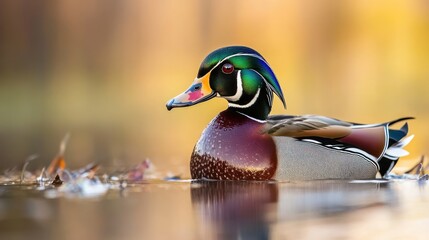 Mandarin Duck in Autumn