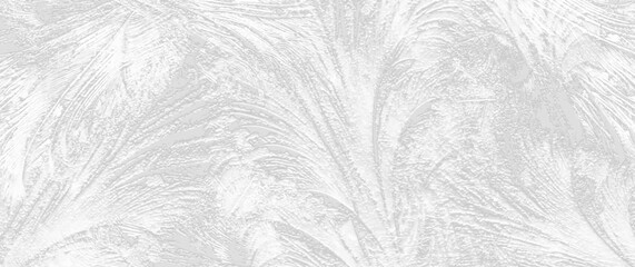 White frozen glass background with ice for cover design, cards, flyer, poster, banner. Winter vector backdrop. Hand drawn Christmas illustration. Merry Christmas! Happy New Year! Snow.