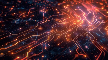 Fototapeta premium Abstract Circuitry Illustration