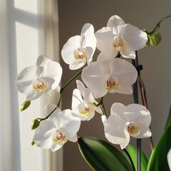 Floral artistry of orchids