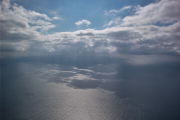 clouds over the sea