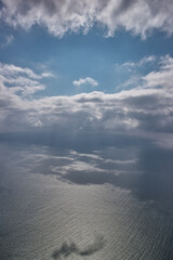 clouds over the sea