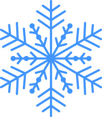 Snowflake icon. Line art illustration of snowflake icon. Snowflake shape. Christmas image. Outline